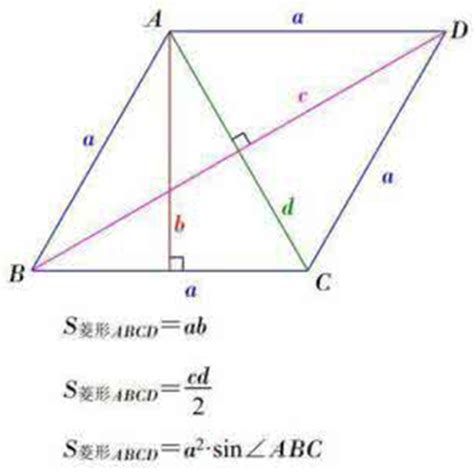 菱形 面積 公式